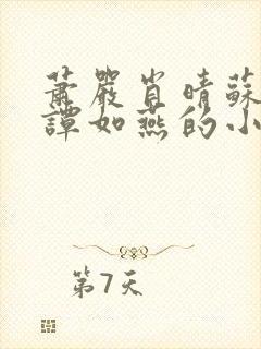 萧严肖晴苏雨溪谭如燕的小说