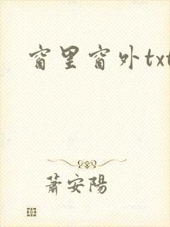 窗里窗外txt