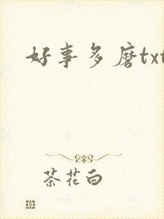 好事多磨txt