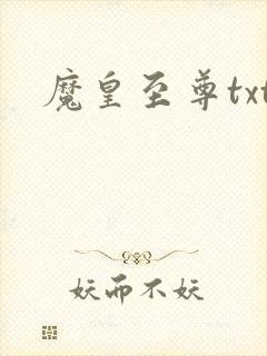 魔皇至尊txt