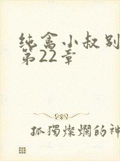 纯禽小叔别太猛第22章