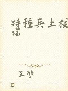 特种兵上校赖上你