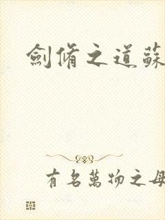剑修之道苏奕