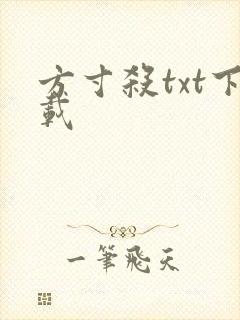 方寸杀txt下载