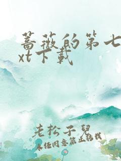 蔷薇的第七夜txt下载