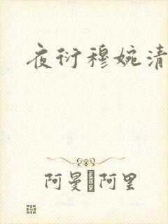 夜衍穆婉清小说