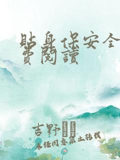 贴身保安全文免费阅读