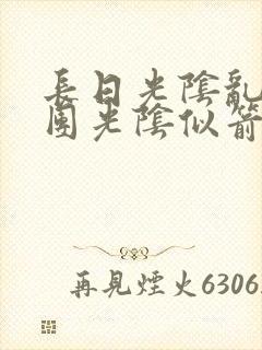 长日光阴乱作一团光阴似箭