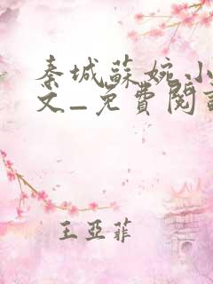 秦城苏婉小说全文_免费阅读最新