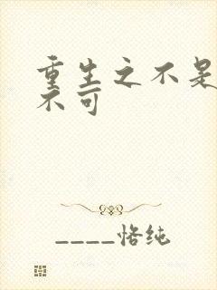 重生之不是非你不可