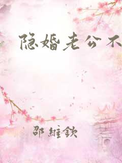 隐婚老公不节制