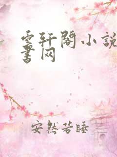 云轩阁小说电子书网