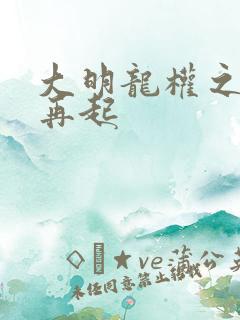 大明龙权之风云再起