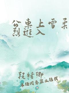 公车上雪柔被猛烈进入