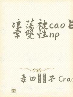 浪荡被cao日常双性np