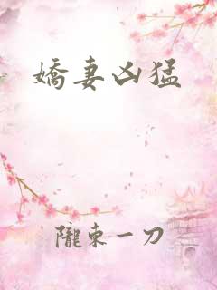 娇妻凶猛