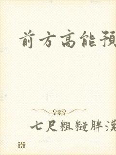 前方高能预警