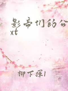 影帝们的公寓txt