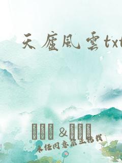 天庐风云txt