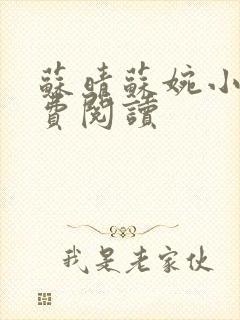 苏晴苏婉小说免费阅读