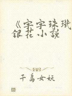 《字字珠玑》金银花小说