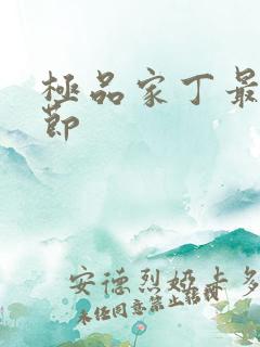 极品家丁最新章节