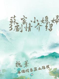 苏家小媳妇1V3剧情介绍