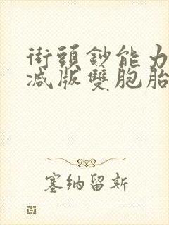 街头钞能力无删减版双胞胎