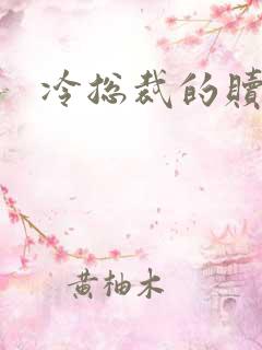 冷总裁的赎罪妻