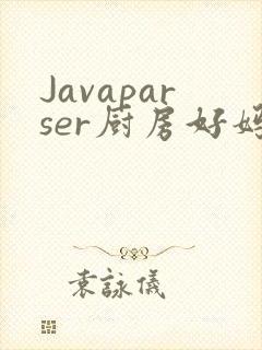 Javaparser厨房好妈妈