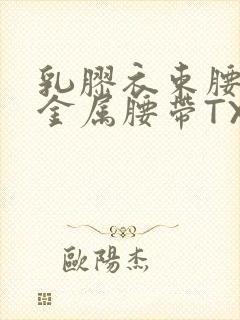 乳胶衣束腰勒紧金属腰带TXT