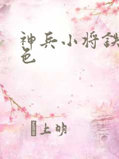 神兵小将铁心填色