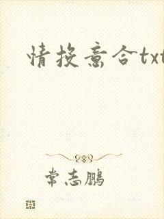 情投意合txt