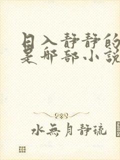 日入静静的大肠是哪部小说中一篇