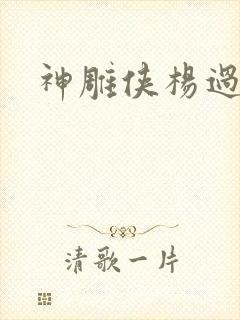 神雕侠杨过后传