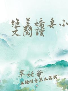 绝美娇妻小说全文阅读