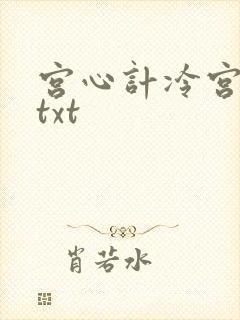 宫心计冷宫皇后txt