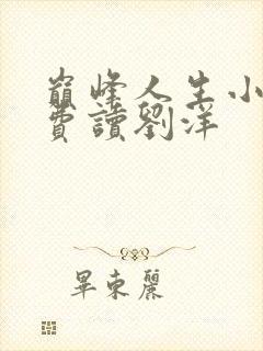 巅峰人生小说免费读刘洋