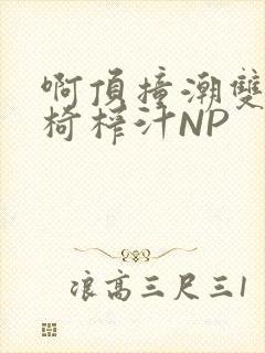 啊顶撞潮双H龙椅榨汁NP