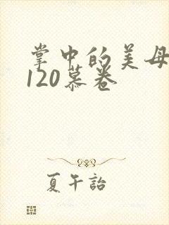 掌中的美母版主120慕卷
