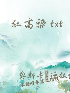 红高粱 txt