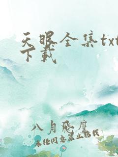 天眼全集txt下载