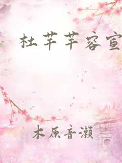 杜芊芊容宣和尚