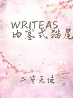 WRITEAS内塞式猫尾