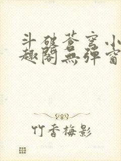 斗破苍穹小说笔趣阁无弹窗