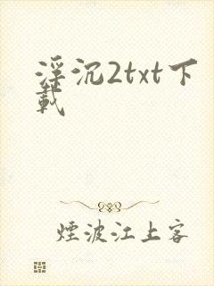 浮沉2txt下载
