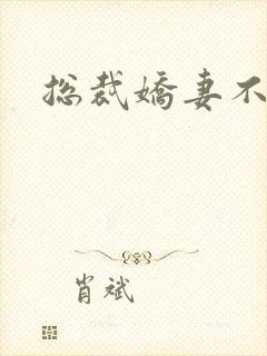 总裁娇妻不太乖