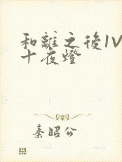 和离之后1V1十夜灯