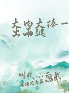 大肉大捧一进一出两腿