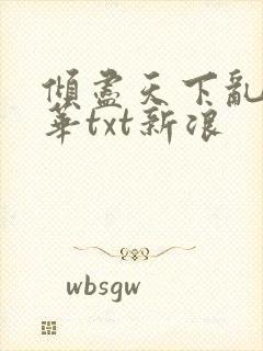 倾尽天下乱世繁华txt新浪